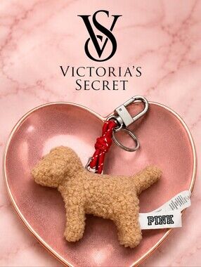 Victoria's Secret PINK Micro Dog Keychain Bag Charm